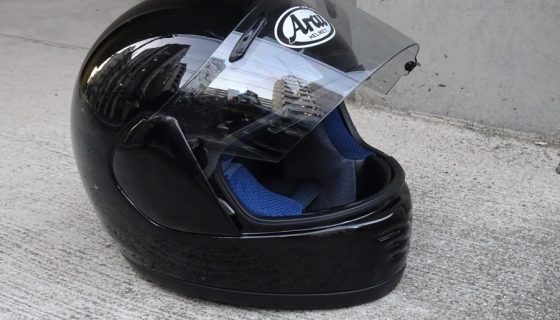 バイクのヘルメット